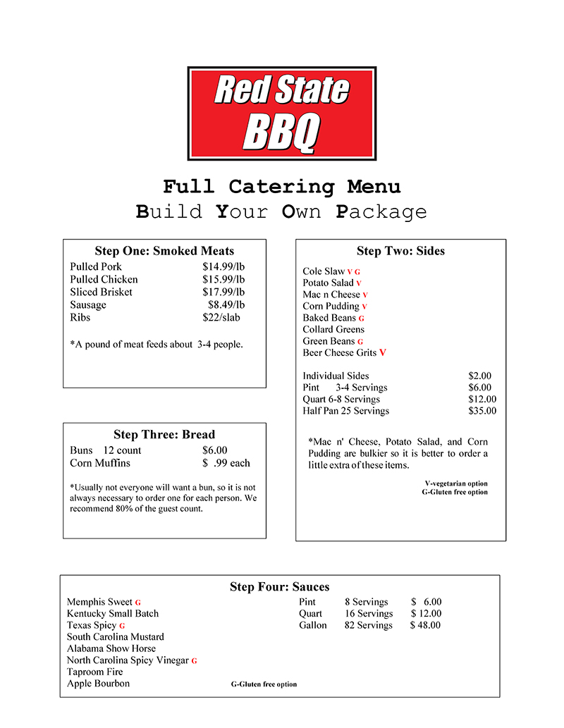 2024 Full Catering Menu 2024 02 05 Page 1 